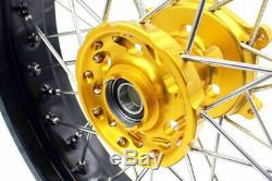 KKE 3.5/4.2517 DRZ400E/S DRZ400SM DRZ400 Supermoto Wheels Rims Set Fit SUZUKI