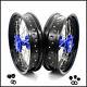 Kke 3.5/4.25 Supermoto Cush Wheel Set For Suzuki Drz400s 00-2021 400sm 400e Blue