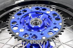 KKE 3.5/4.25 Supermoto Motorcycle Wheels Rims Set Tire Fit SUZUKI DRZ400SM 2021