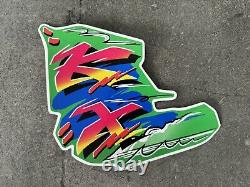 Kawasaki 1993 KX80 Full (Small Wheel) Decal Set / Including Backgrounds