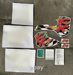 Kawasaki KX80 1995 (SMALL WHEEL) Reproduction Decal Set / Sticker Kit