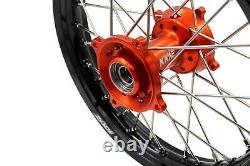 Kke 17 14 Kid's Small Wheel Rim Set Fit Dirt Bike Sx 85 2003-2020 Tc 85 2014
