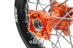 Kke 1.612/1.610 Small Kid's Wheels Rims Set Fit Ktm50 Sx 2000-2013 Mini Hub Or