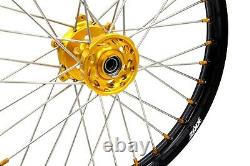 Kke 21 18 Enduro Rim Wheel Set For Suzuki Drz400 Drz400s Drz400e Drz400sm Gold