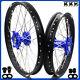 Kke 21/18 Enduro Wheels Rims Set Fit Suzuki Drz400sm Drz400 Drz400s Drz400e Blue