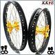 Kke 21/18 Enduro Wheels Rims Set For Suzuki Drz400 Drz400e Drz400s Drz400sm Gold