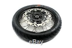 Kke 3.5/4.2517 Cst Tire Fit Suzuki Drz400sm Supermoto Wheels Rim Set Disc Black