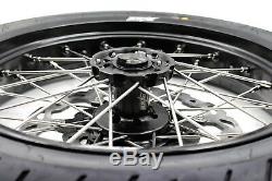 Kke 3.5/4.25 Drz400sm 2005-2018 Supermoto Wheels Cst Tires Set For Suzuki Black
