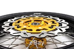Kke 3.5/4.25 Drz400sm 2005-2018 Supermoto Wheels Set With Cst Tires For Suzuki