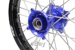 Kke Wheels 1.417 & 1.614 Fit Ktm85 Sx Small Wheels Rim Set 2003-2018 Blue Hub