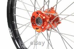Kke Wheels 1.417 & 1.614 For Ktm85 Sx Small Wheels Rims Set Orange 2003-2018