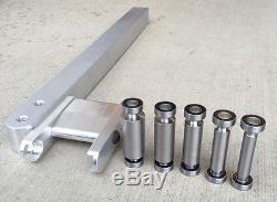 Knife Making Set Small Wheel Holder, 5 Small Wheels, 6061 Aluminum Tool Arm