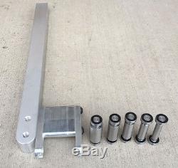 Knife Making Set Small Wheel Holder, 5 Small Wheels, 6061 Aluminum Tool Arm