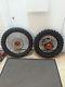 Ktm 85 Small Wheels Spare Set Wheels/tires Orange Talon Hubs