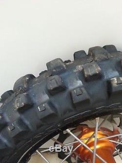 Ktm 85 Small Wheels Spare Set Wheels/tires Orange Talon Hubs