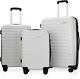 Luggage, 3 Piece Set Suitcase With Spinner Wheels, Hardshell, Lightweight, Tsa L