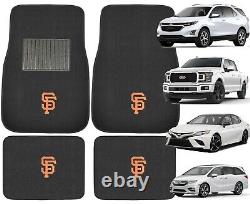 MLB San Francisco Giants Car Truck Floor Mats Seat Covers & Steering Wheel Cover