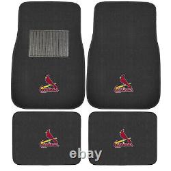 MLB St. Louis Cardinals Car Truck Floor Mats Seat Covers Steering Wheel Cover