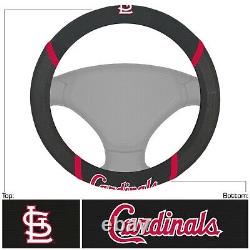 MLB St. Louis Cardinals Car Truck Floor Mats Seat Covers Steering Wheel Cover