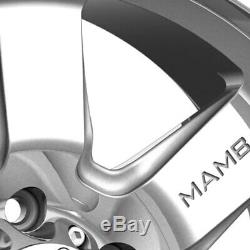 Mamba M14 Wheels 17x9 (12, 6x139.7, 106.1) Silver Rims Set of 4