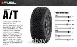 Method Nv Black Wheels Rims Fuel Gripper M/t Mud Tires 33 12.50 17 Set 5 Mr305