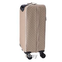 Michael Kors Jet Set Travel Trolley Carry-on Suitcase MK Signature Light Cream