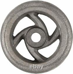 Mining Ore Car Small Track Mine Cart Wheel Cast Iron 7 1/4 Dia Fit for LG 4 Pack