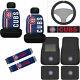 New 11pc Mlb Chicago Cubs Car Truck Floor Mats Seat Covers Steering Wheel Cover