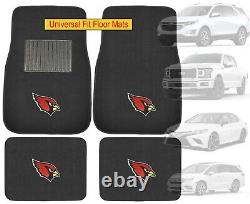 NEW NFL Arizona Cardinal Car Truck Floor Mats Seat Covers & Steering Wheel Cover