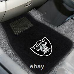 NEW NFL Oakland Raiders Car Truck Floor Mats Seat Covers & Steering Wheel Cover