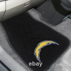 NFL Los Angeles Chargers Car Truck Floor Mats Seat Covers Steering Wheel Cover