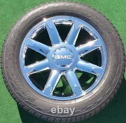 New GMC Yukon DENALI Wheels Tires Set 4 OEM Factory style Chrome 20 Sierra 5304