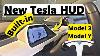 New Tesla Heads Up Display Hud Tesla Model Y Model 3 An Oem Look Install And Review