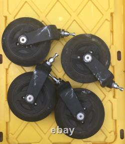 PERMOBIL M3 F3 WHEELCHAIR WHEELS M3SET OF ALL FOUR SMALLER WHEELS front2 + rear2