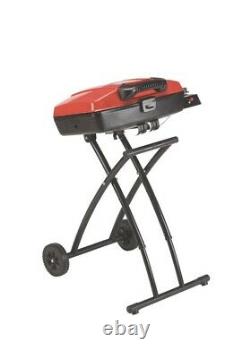 Propane Gas Grill Camping Outdoor BBQ Cooking Portable Wheels Easy Set Up Steel
