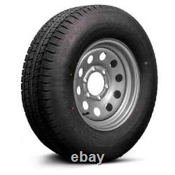 Provider 15 10 ply Radial Trailer Tire&Wheel-ST 225/75R15 6 Lug Silver Set of 4