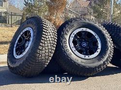 SET OF 5 Beadlock 2022 17 Ford Bronco OEM Wheels 6x5.5 rims M/T Tires Goodyear