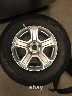 SET OF 5 Michelin Tires JEEP WRANGLER JL 17 FACTORY WHEELS AND TIRES