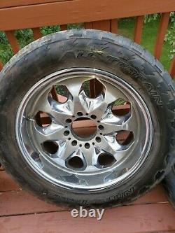 SET of 22 Wheels Rims Nitto Grappler Tires 8x170 Ford Excursion F250 Hummer