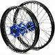 Sm Pro Platinum Enduro Wheel Set Blue Black Yamaha Wrf 250 450