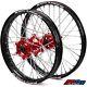 Sm Pro Platinum Motocross Wheel Set Honda Red Silver Crf 250 02-13