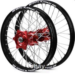 SM Pro Wheels Set Back Rims Red Hubs 18 Rear GAS GAS Motocrosss Models 2021