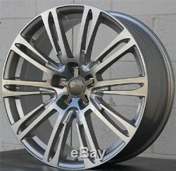 Set(4) 20 20x8.5 Wheels & Tires Package Fit 5x112 +33mm Audi A8 A5 A4 S4 S5 A7