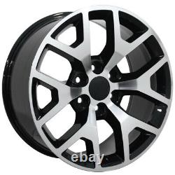 Set 4 24 O. E. Revolution G-04 Gloss Black & Machined Wheels 24x10 6x5.5 31mm