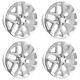 Set 4 Performance Replicas Pr177 20x9 6x5.5 Silver Machined Wheels 20 24mm Rims