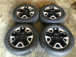 Set of 4, 17 Jeep Compass Trailhawk Wheels and Tires, Like New Factory OEM