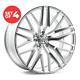 (set Of 4) Axe Ex30 Wheels 20x8.5 5x108 +40 Mm Silver Rims 20'' Inch