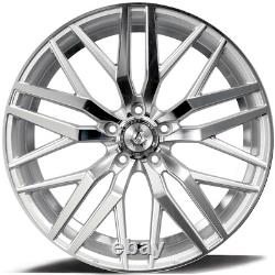 (Set of 4) Axe EX30 Wheels 20x8.5 5x108 +40 mm Silver Rims 20'' Inch