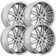 (set Of 4) Defy D01 20x9 5x120 +35mm Silver Wheels Rims 20 Inch