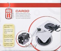 Set of 4 DogIt Hagen Pet Cargo CASTORS WHEELS for Dog's Carrier Kennel Crate